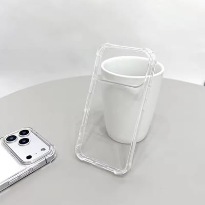 New Four-Corner Anti-drop Soft Clear Case for iPhone 17 Pro/Max Shockproof transparent Case_img_3