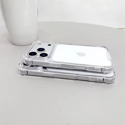 New Four-Corner Anti-drop Soft Clear Case for iPhone 17 Pro/Max Shockproof transparent Case_img_4