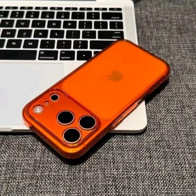 Soft Matte Transparent Camera Cutout Glossy Bumper Case_img_7