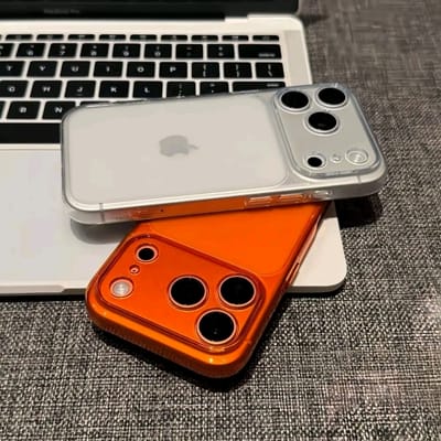 Soft Matte Transparent Camera Cutout Glossy Bumper Case_img_5