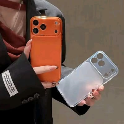 Soft Matte Transparent Camera Cutout Glossy Bumper Case_img_9