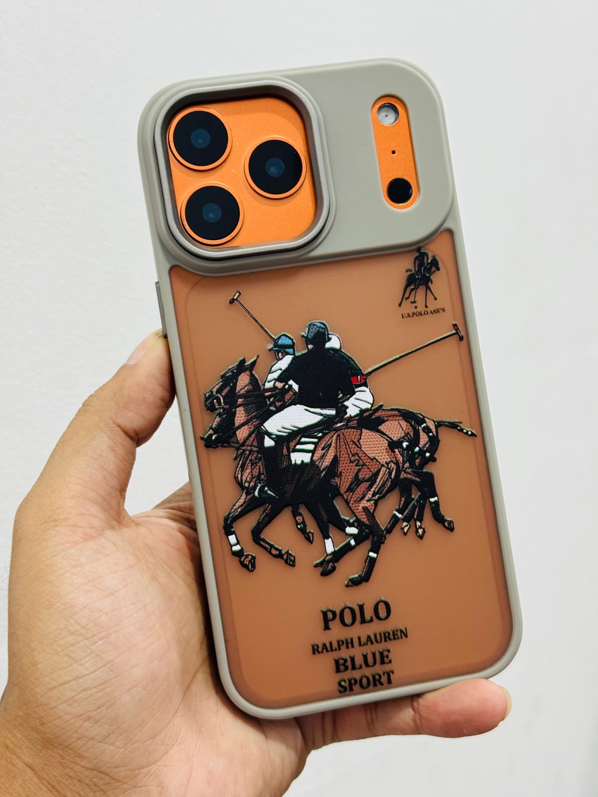Original Polo Ralph Lauren Sport Case | Classic Blue Color | Mobile Phone Case