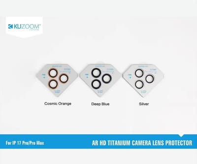 Kuzoom Camera Lens Protector For iPhone 17 Pro Max & 17 Pro_img_0