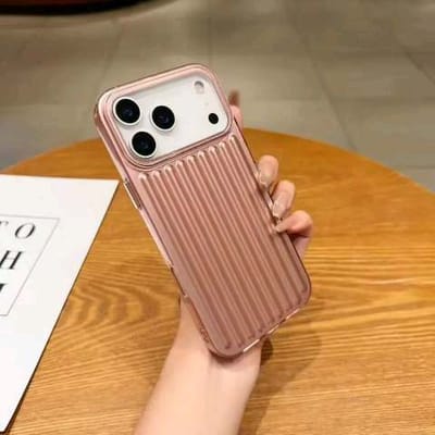 Protective Aesthetic Soft TPU Phone Case for iPhone - Rose Gold & Silver 🔥_img_2