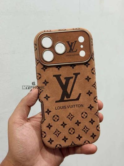 Luxury Monogram Suede Series iPhone Case - Premium Velvet Edition for Him & Her_img_4