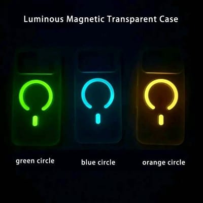 High-Quality Radium Effect Luminous MagSafe Hard Case - Night Glow Your Phone in Dark_img_0