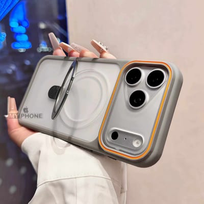 Premium Matte MagSafe Case with Built-in Metal Kickstand & Pro-Level Camera Protection_img_8