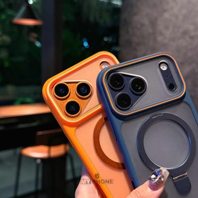Premium Matte MagSafe Case with Built-in Metal Kickstand & Pro-Level Camera Protection_img_5