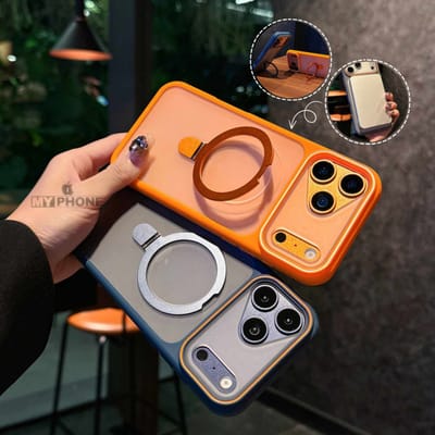 Premium Matte MagSafe Case with Built-in Metal Kickstand & Pro-Level Camera Protection_img_1