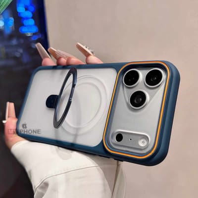 Premium Matte MagSafe Case with Built-in Metal Kickstand & Pro-Level Camera Protection_img_7