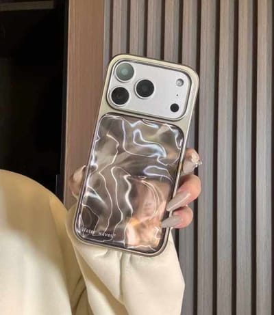 Luxury Water Waves 3D Ripple Hard Case_img_4