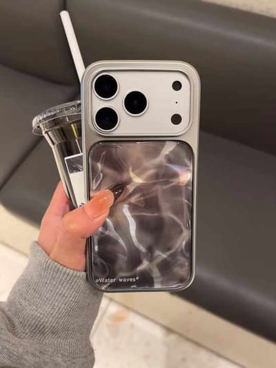 Luxury Water Waves 3D Ripple Hard Case_img_9
