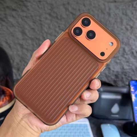 Luxury Vertical Groove Translucent Matte Soft iPhone Case_img_4