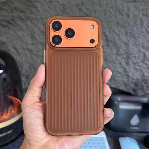 Luxury Vertical Groove Translucent Matte Soft iPhone Case_img_3