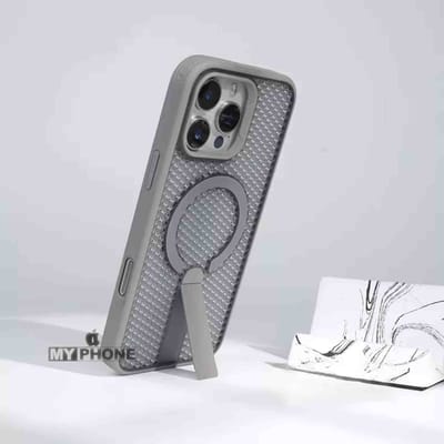 Luxury MagSafe Heat Dissipation Case with Built-in Kickstand for iPhone_img_2