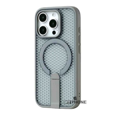 Luxury MagSafe Heat Dissipation Case with Built-in Kickstand for iPhone_img_4