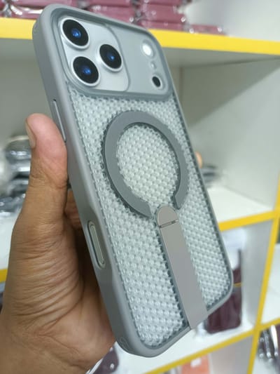 Luxury MagSafe Heat Dissipation Case with Built-in Kickstand for iPhone_img_5